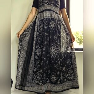 Womans maxi Indie bandana dress